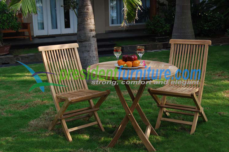 Teak outdoor furniture small set best seller
