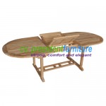 Teak Oval EXT.180 - 240 x 120