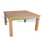 Teak Square Dinning Table