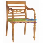 Teak Batavia Arm Chair
