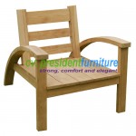 Teak Becak Arm Chair