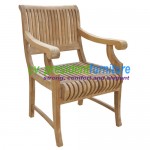 Teak Castle Arm Chair 1