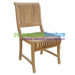 Teak Castle Side Chair 1