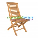 Teak Garuda Folding Chair