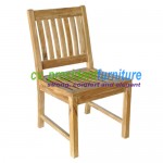 Teak Glost Side Chair