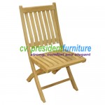 Teak New York Folding Chair