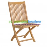 Teak Remi Folding Side Chair