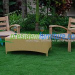 teak garden furnitre Becak Set