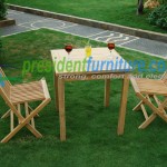 teak garden furniture Fixed Table Set