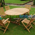 teak garden furniture Folding Set 3