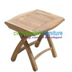 teak garden furniture Foot Bench 50x35x40