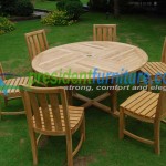 teak garden furniture Heer Chair Set