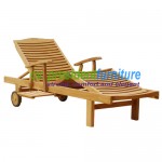 teak garden furniture Lounger