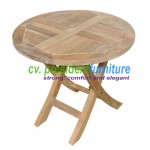 teak garden furniture Mini Round Fold