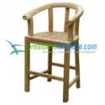 teak garden furniture Peanut Bar Chair