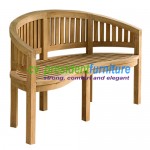 teak garden furniture Peanut Standart Bench 150