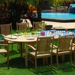 teak garden furniture President Set 4