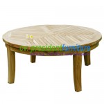 teak garden furniture Round Coffee Table