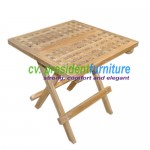 teak garden furniture Square Picnic Table 50X50X45