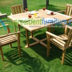 teak garden furniture Stacking Set