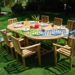 teak garden furniture Stacking Set 3