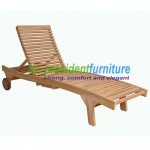 teak garden furniture Swett Lounger