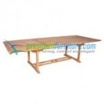 Teak Rect. DoubleEXT Table 200-300X120