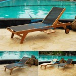 Teak Batiline Lounger Modern