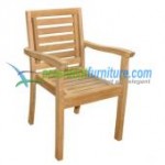 teak garden furniture Bristol Stacking Chair