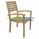 teak garden furniture Calypso Stacking Chair