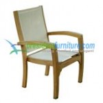 teak garden furniture President Batyline Stacking