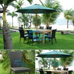 teak garden furniture Wicker Chair Modern Table