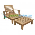 teak garden furniture Briana Relax Chair Briana Relax Ottoman