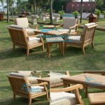 teak garden furniture Castle Chair Castle Coffee Table