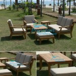 teak garden furniture Castle Sofa Castle Coffee Table