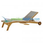 teak garden furniture Kraton Batyline Lounger