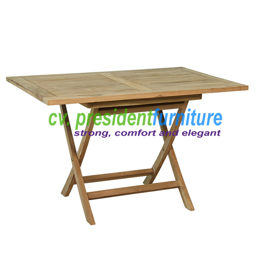 teak garden furniture Rect Folding Table