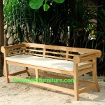teak garden furniture Cushion For Half Marlboro Bench