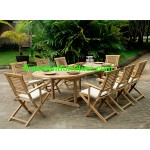 teak garden furniture Cushion Garuda Folding Arm Chair Set