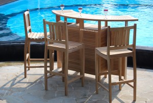 Teak Outdoor Bar